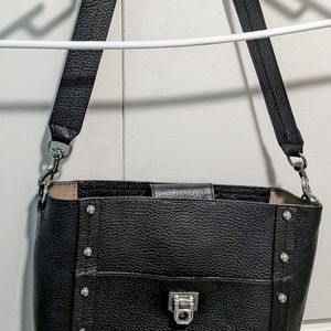 Rebecca Minkoff Madison Black Leather Hobo Bag